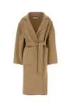 Aftercoat Camel Wool Blend Coat In Brown