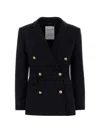 Aftercoat Wool Blazer With Cupro Lining In Blue