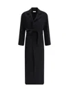 Aftercoat Long Robe Coat In Nera