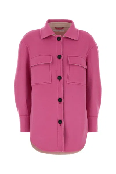 Aftercoat Pink Wool Blend Coat