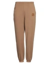 Afterlabel Man Pants Camel Size M Cotton In Beige
