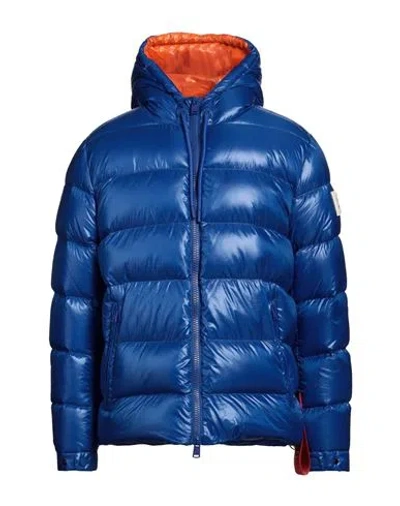 Afterlabel Man Puffer Bright Blue Size Xl Polyamide In Blue