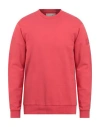 Afterlabel Man Sweatshirt Tomato Red Size Xxl Cotton