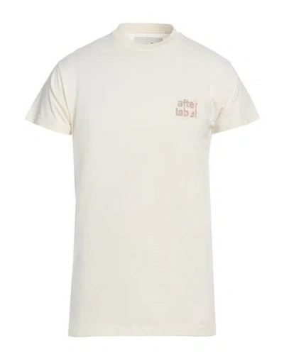 Afterlabel Man T-shirt Ivory Size S Cotton In Neutral