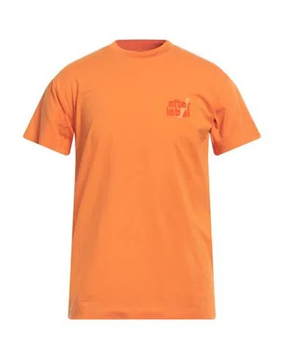 Afterlabel Man T-shirt Orange Size M Cotton