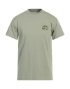 AFTERLABEL AFTERLABEL MAN T-SHIRT SAGE GREEN SIZE L COTTON