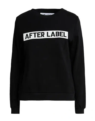 Afterlabel Woman Sweatshirt Black Size S Cotton