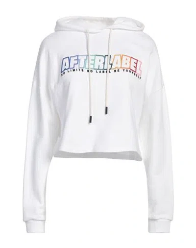 Afterlabel Woman Sweatshirt White Size S Cotton