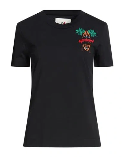 Afterlabel Woman T-shirt Black Size S Cotton