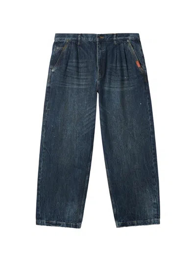 Aftermaths Buckled Jeans In Blue