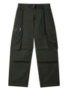 Aftermaths Cargo Wide-leg Trousers In Green