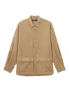 Aftermaths Corduroy Double-pocket Shirt Jacket In Neutral