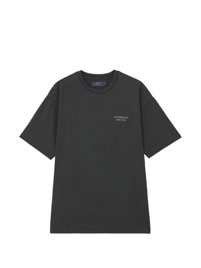 Aftermaths Dragon-print T-shirt In Grey