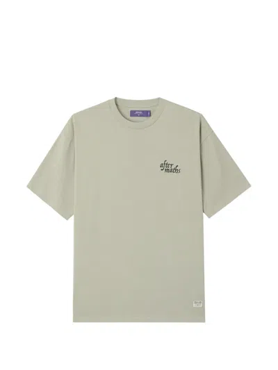 Aftermaths Graphic-print Cotton T-shirt In Green