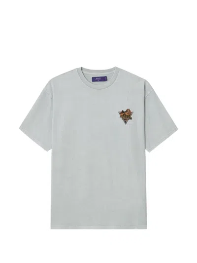 Aftermaths Graphic-print Cotton T-shirt In Grey
