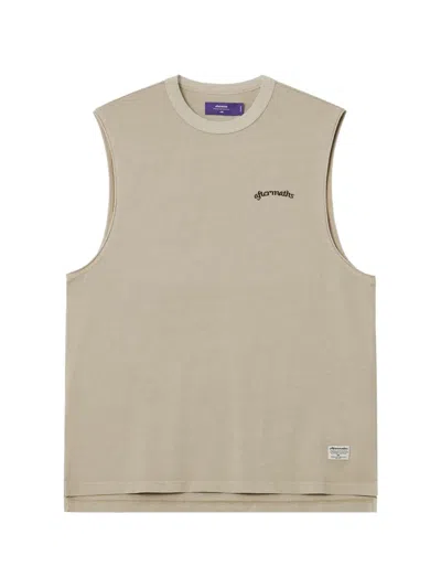 Aftermaths Graphic-print Tank Top In Neutrals