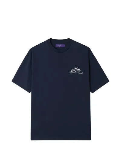 Aftermaths Graphic-print T-shirt In Blue