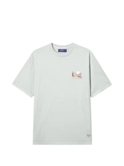 Aftermaths T-shirt Mit Grafischem Print In Gray