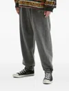 Aftermaths Logo-embroidered Track Pants In Gray