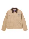 Aftermaths Logo-print Shirt Jacket In Neutral