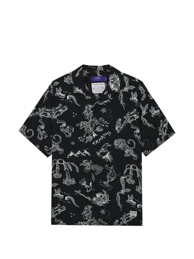 Aftermaths Gemustertes Hemd In Black