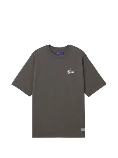 Aftermaths Gemustertes T-shirt In Gray