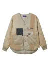 Aftermaths Quilted Patchwork Jacket In Neutral
