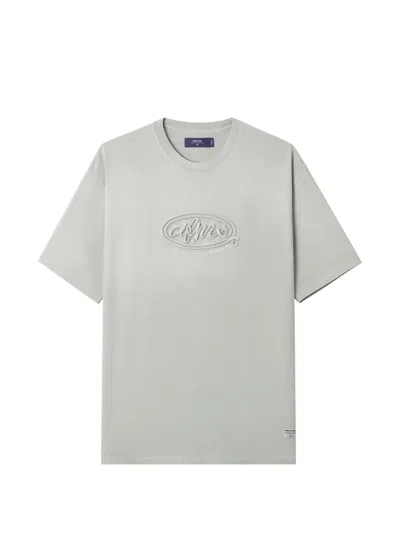 Aftermaths Rope-logo T-shirt In Gray
