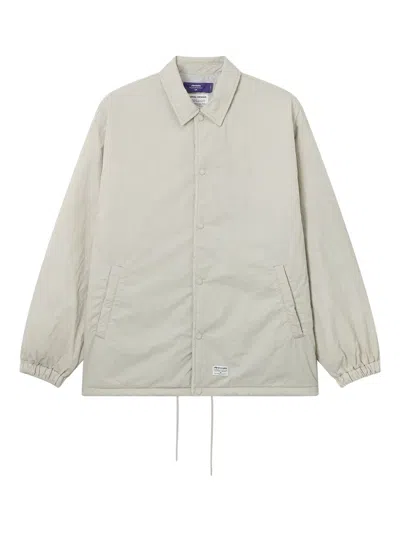 Aftermaths Snap-button Overshirt In Neutral
