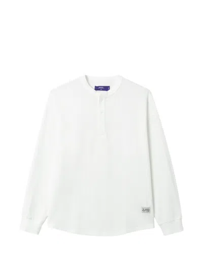 Aftermaths Waffle-knit Long-sleeve T-shirt In Multi