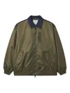 Aftermaths Zip-up Bomber Jacket In Green