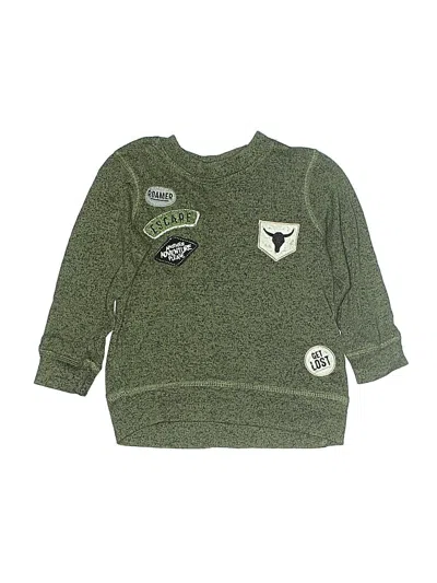 Pre-owned Afton Street Kids' Long Sleeve T-shirt In Green