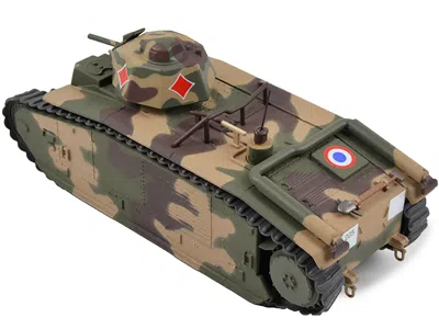 Afv's Of Wwii French Char B-1 Heavy Tank "indochine" "france 3e Compagnie 15e Batallion France 1940" 1/43 Diecast In Green