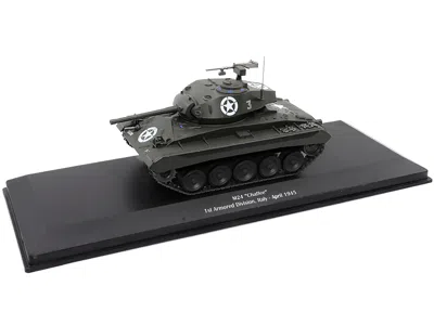 Afv's Of Wwii M24 "chaffee" Tank #3 "u. S.a. 1st Armored Division Italy April 1945" 1/43 Diecast Model In Black