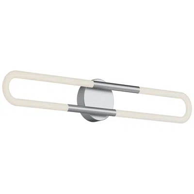 Afx Adel 24" Wide Satin Nickel Led Vanity Light