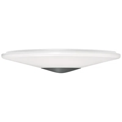 Afx Alpine 17" Wide Black Led Flush Mount