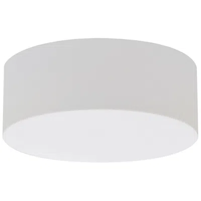 Afx Anton 12" Led Ceiling - Linen White Finish