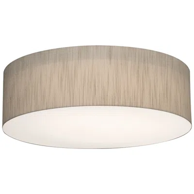 Afx Anton 15" Flush Mount - Jute Shade