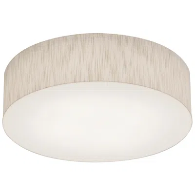 Afx Anton 15" Led Ceiling - Jute Shade