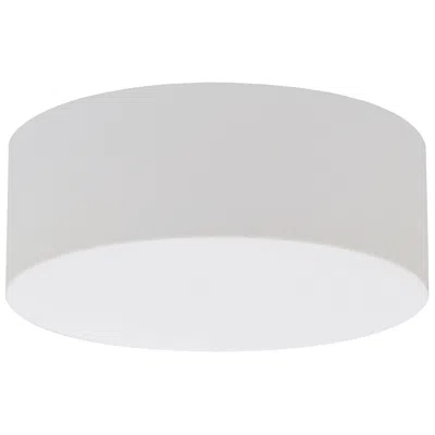 Afx Anton 15" Led Ceiling - Linen White Finish
