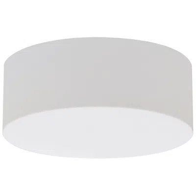 Afx Anton 19" Led Ceiling - Linen White Finish