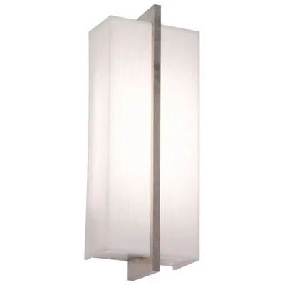 Afx Apex 13 1/2" High Weathered Gray Led Wall Sconce