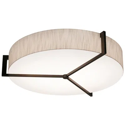Afx Apex 21 1/4" Wide Espresso Drum Ceiling Light