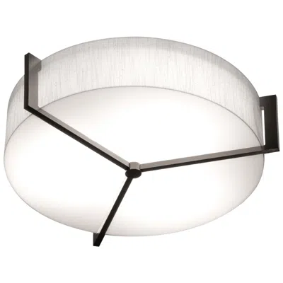 Afx Apex 21.25" Espresso Led Flush Mount