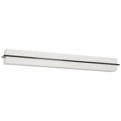 Afx Apex 27" Led Vanity - Espresso - Linen White