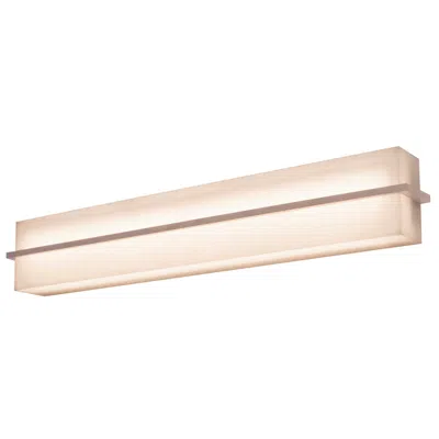 Afx Apex 38 1/2"w Weathered Gray And White Linen Led Bath Light In Neutral