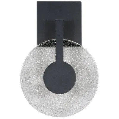 Afx Apollo 12" High Black Led Sconce