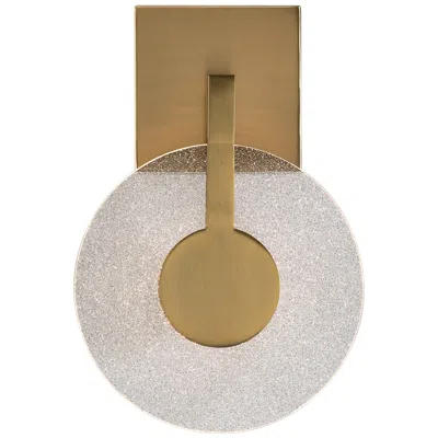 Afx Apollo 12" High Light Antique Brass Led Sconce