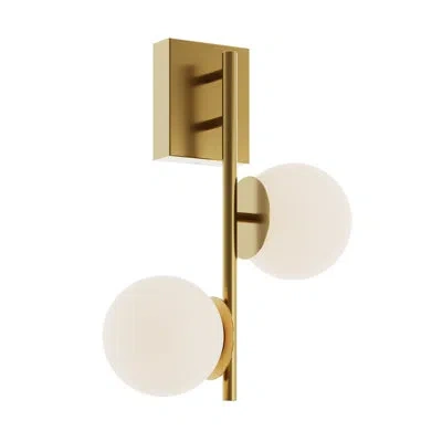 Afx Arren - Led Sconce - Black/light Antique Brass