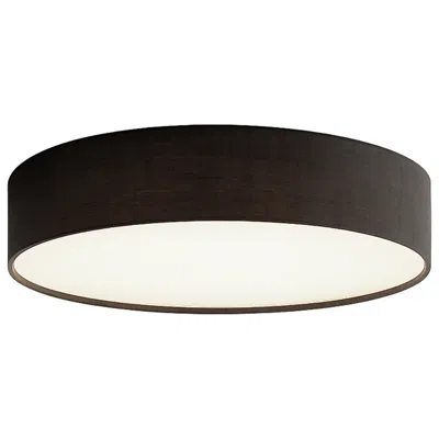 Afx Ashland 16" Wide Black Led Flush Mount